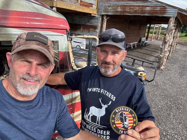 Warrior Receiving Patch From Warriors To Bees